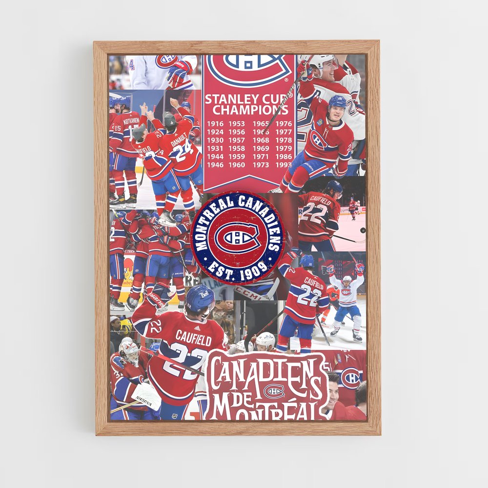 Poster La Glorieuse Épopée – affiche Hockey sur glace (vue 4)